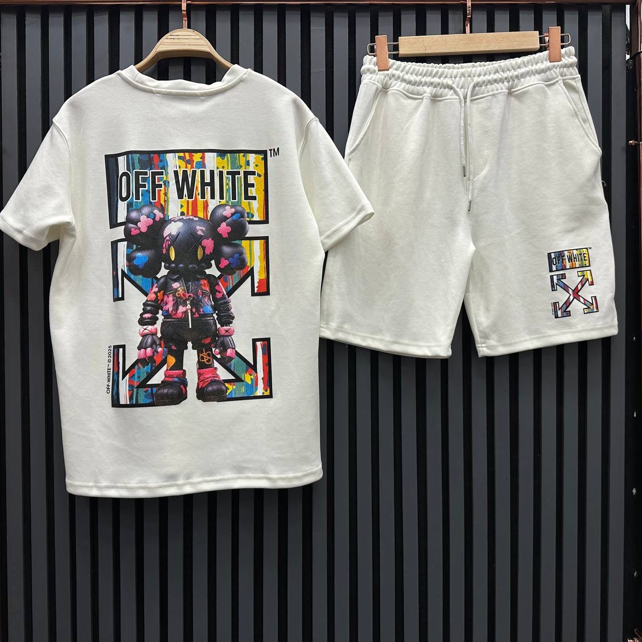 letnji komplet Komplet Majica i Šorc Bela - Image 1